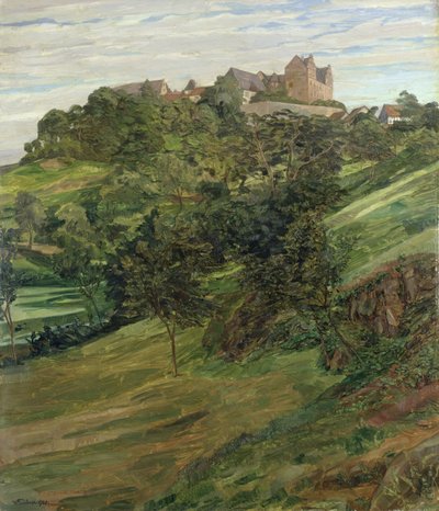 Lichtenberg Castle in Odenwald by Heinrich Wilhelm Truebner
